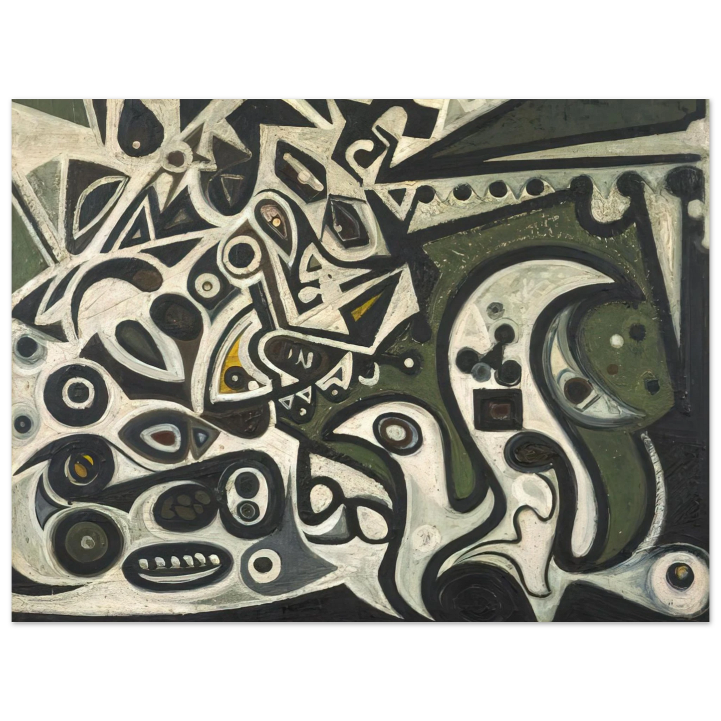 Richard Pousette-Dart - River Metamorphosis - 1939  75x100 cm / 30x40inches Fine Art Poster