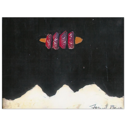Forrest Bess - Untitled #39 - 1950  75x100 cm / 30x40inches Fine Art Poster