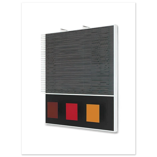 Jesus Rafael Soto - TES GRANDES Y PEQUENAS 1999  75x100 cm / 30x40inches Fine Art Poster