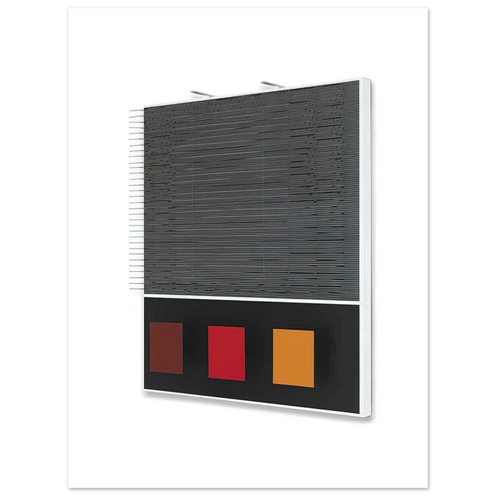 Jesus Rafael Soto - TES GRANDES Y PEQUENAS 1999  75x100 cm / 30x40inches Fine Art Poster