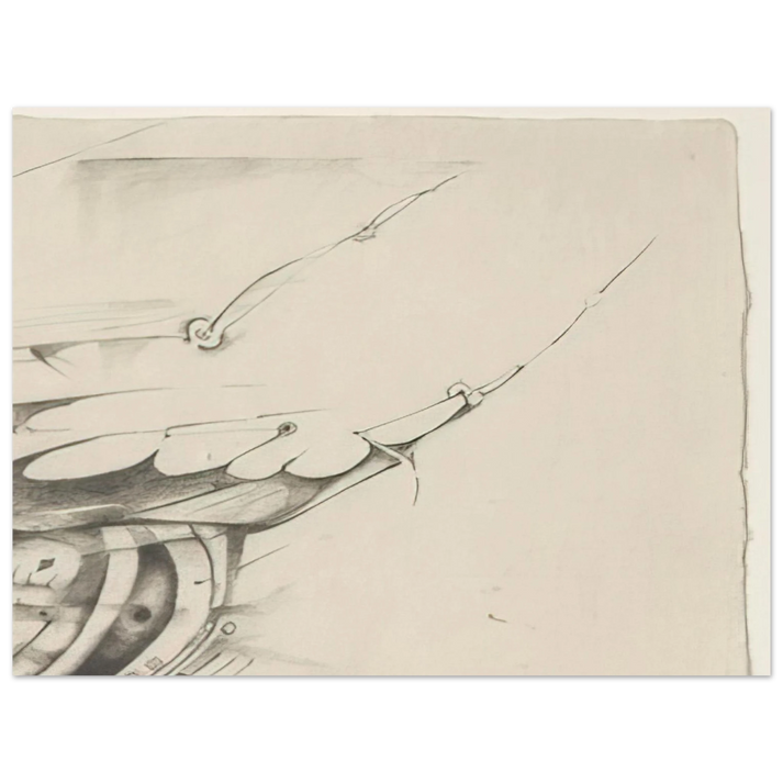 Lee Bontecou - UNTITLED 1998 1  75x100 cm / 30x40inches Fine Art Poster