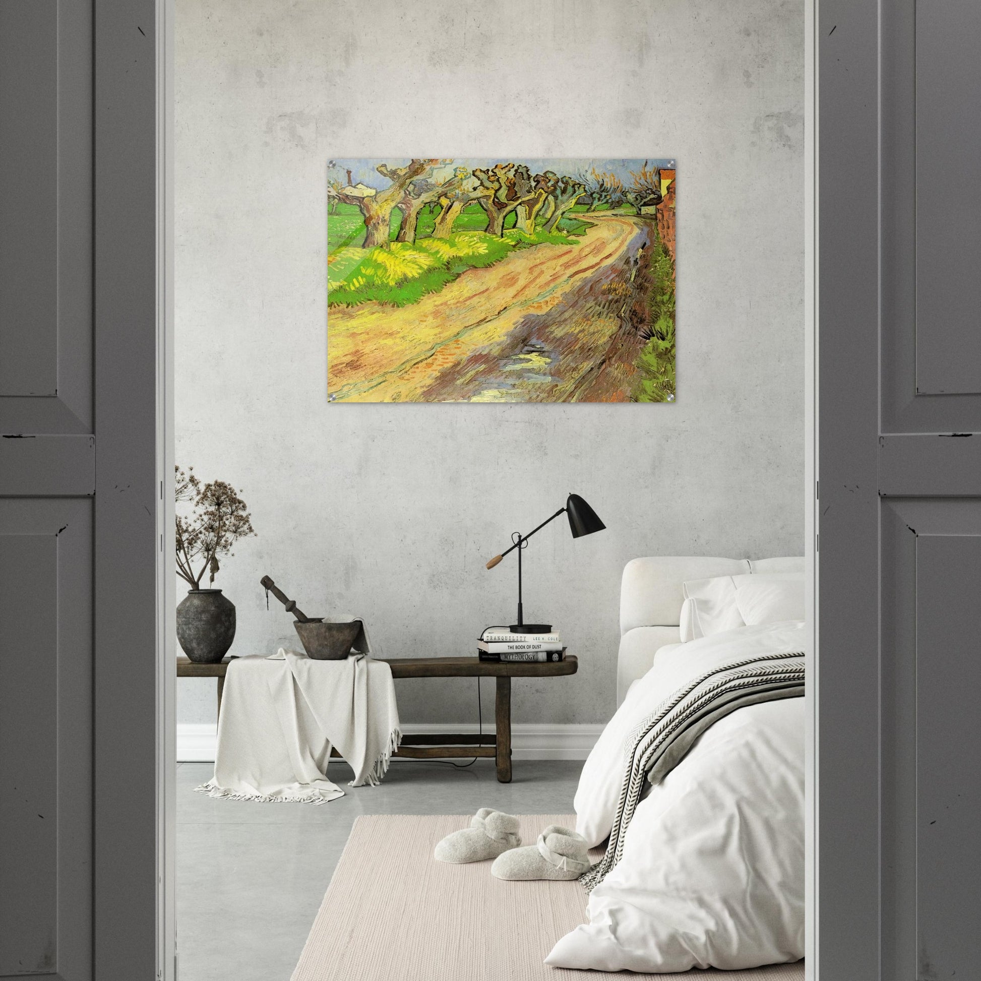 Pollard Willows - Vincent van Gogh Acrylic Print - 70x100 cm / 28x40″ inches | Vincent van Gogh Wall Art | Vincent van Gogh Prints