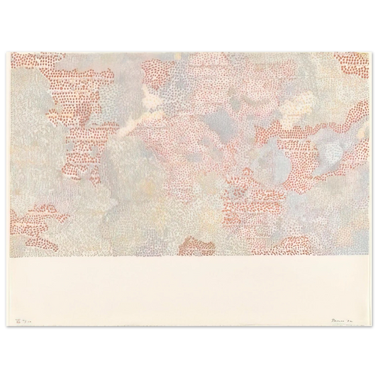 Nancy Graves - Maskelyne DA Region of the Moon from the series Lunar Maps - 1972  75x100 cm / 30x40inches Fine Art Poster