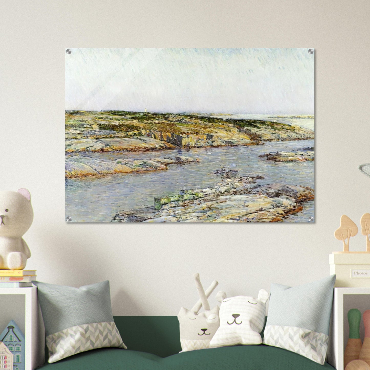 Summer Afternoon, Isles of Shoals - Childe Hassam Acrylic Print - 70x100 cm / 28x40″ inches