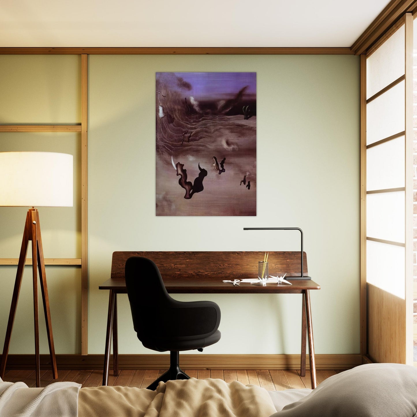 Wind - Yves Tanguy Brushed Aluminum Print - 70x100 cm / 28x40 inches | Yves Tanguy Aluminum Print | Yves Tanguy Prints