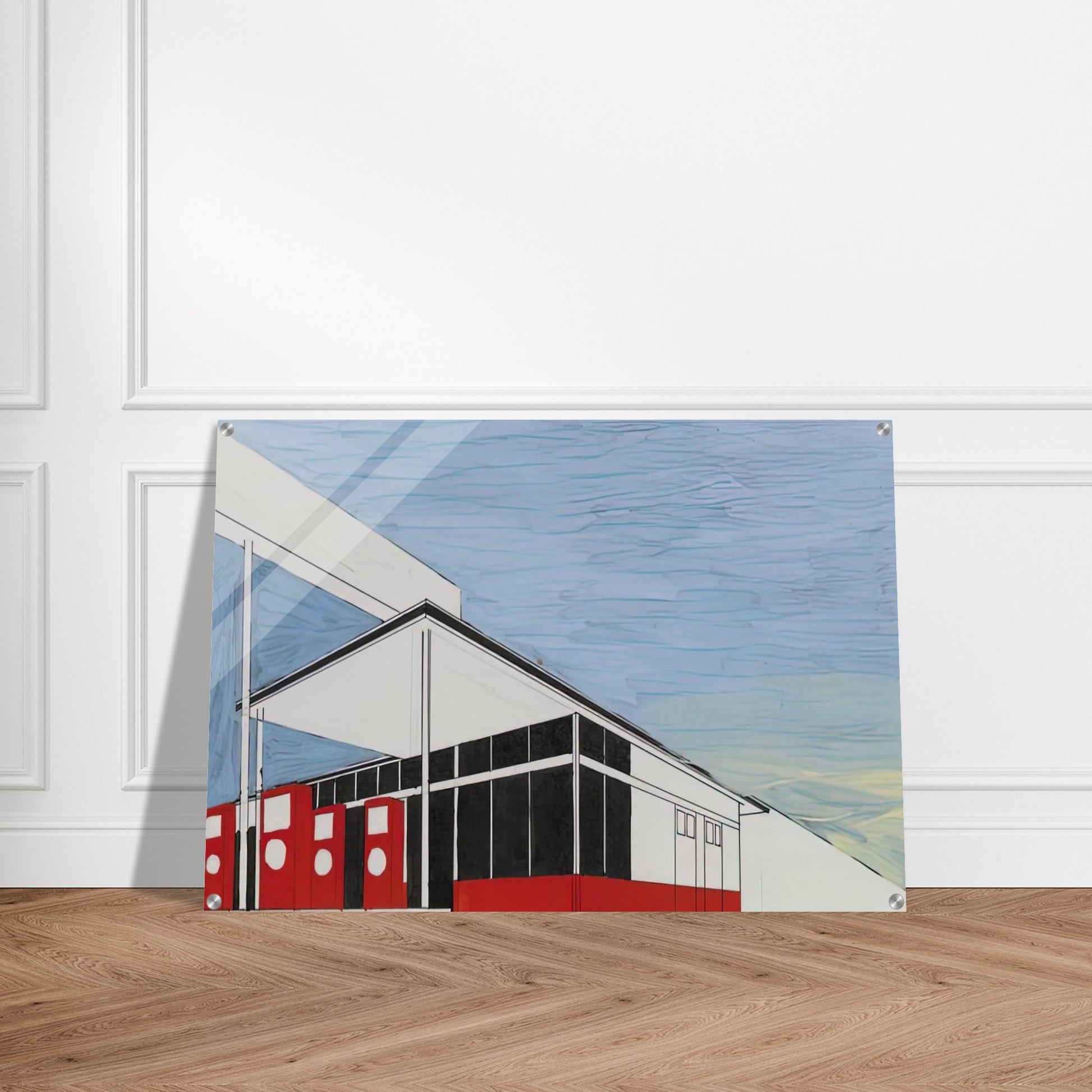 STANDARD STUDY 3 1963 - Edward Ruscha Acrylic Print - 70x100 cm / 28x40″ inches