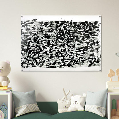 Untitled Chinese Ink Drawing - 1961 - Henri Michaux Acrylic Print - 70x100 cm / 28x40″ inches
