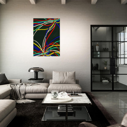 COMPOSITIONS COULEURS IDEES - Sonia Delaunay Brushed Aluminum Print - 70x100 cm / 28x40 inches | Sonia Delaunay Aluminum Print | Sonia Delaunay Prints