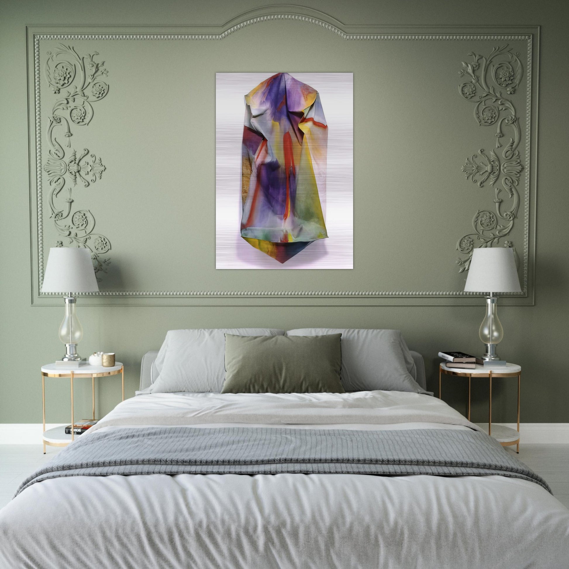 Wall Forest - Sam Gilliam Brushed Aluminum Print - 70x100 cm / 28x40 inches | Sam Gilliam Aluminum Print | Sam Gilliam Prints