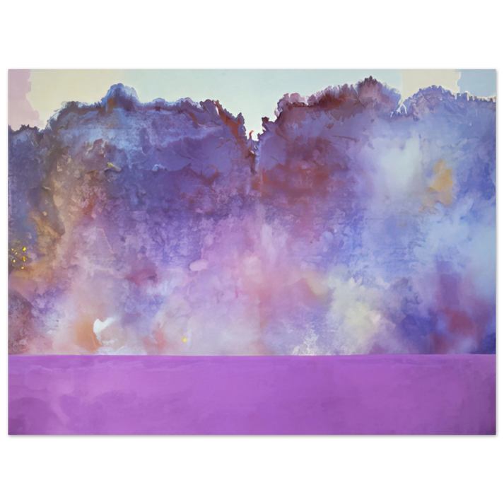 Ronnie Landfield - Diamond Lake - 1969  75x100 cm / 30x40inches Fine Art Poster