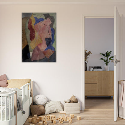 St. Tropez Abstract - 1929 - John Ferren Brushed Aluminum Print - 70x100 cm / 28x40 inches | John Ferren Aluminum Print | John Ferren Prints