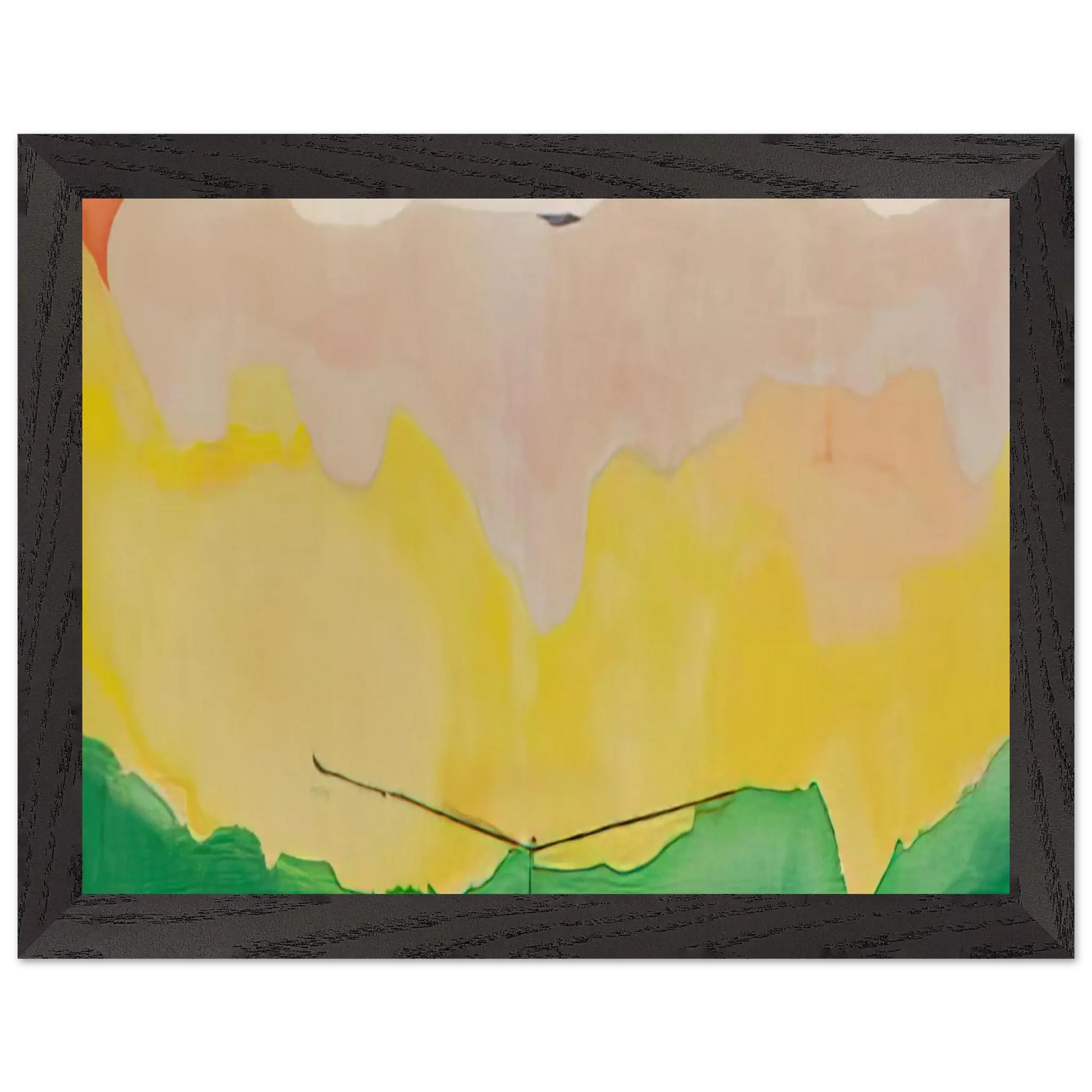 Helen Frankenthaler - Boulevard - 1973 Wall art - 30x40 cm / 12x16 Inches - Premium Wooden Framed Poster With Fine Art Paper - Wood frame