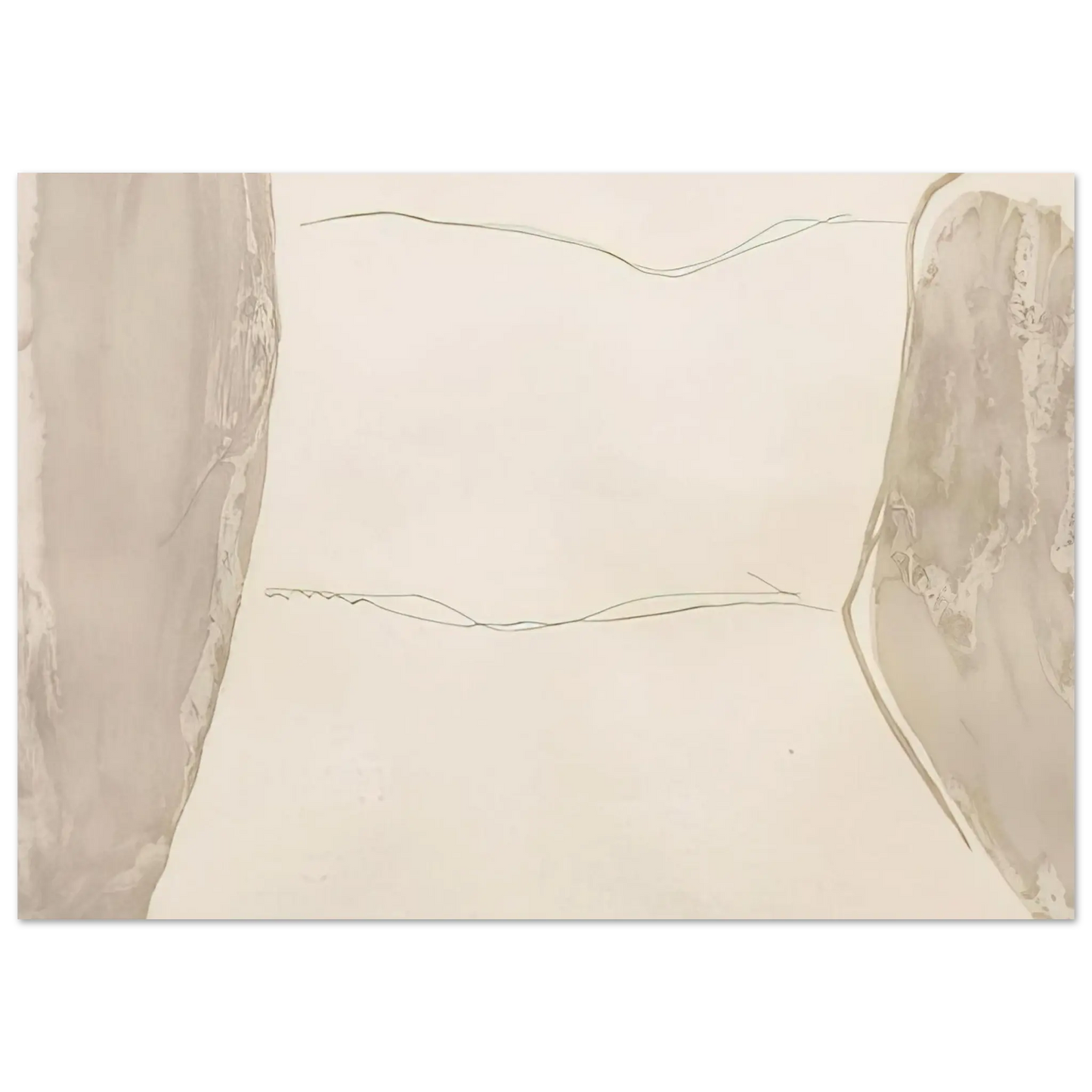 Helen Frankenthaler - Ponti - 1973 Wall art - 30x40 cm / 12x16 Inches - Premium Wooden Framed Poster With Fine Art Paper - Black frame