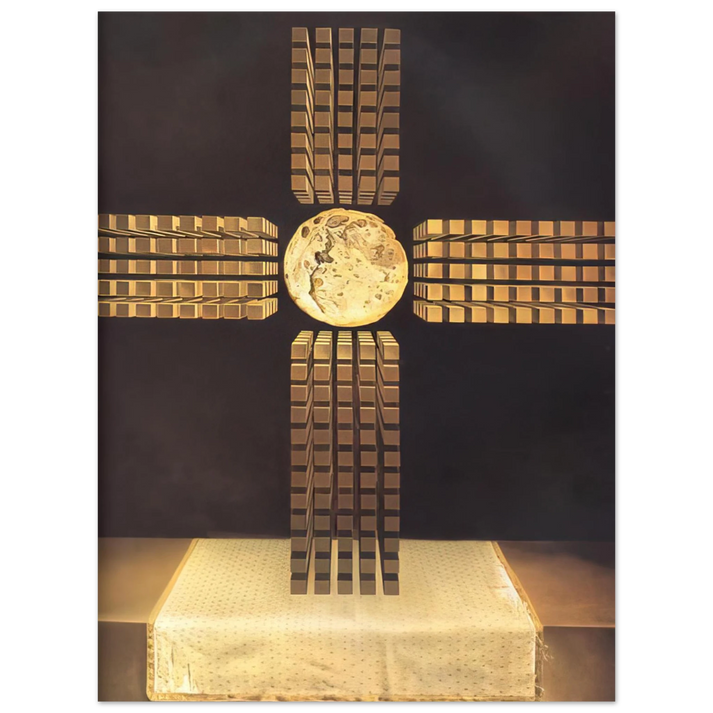Salvador Dali - NUCLEAR CROSS  75x100 cm / 30x40inches Fine Art Poster