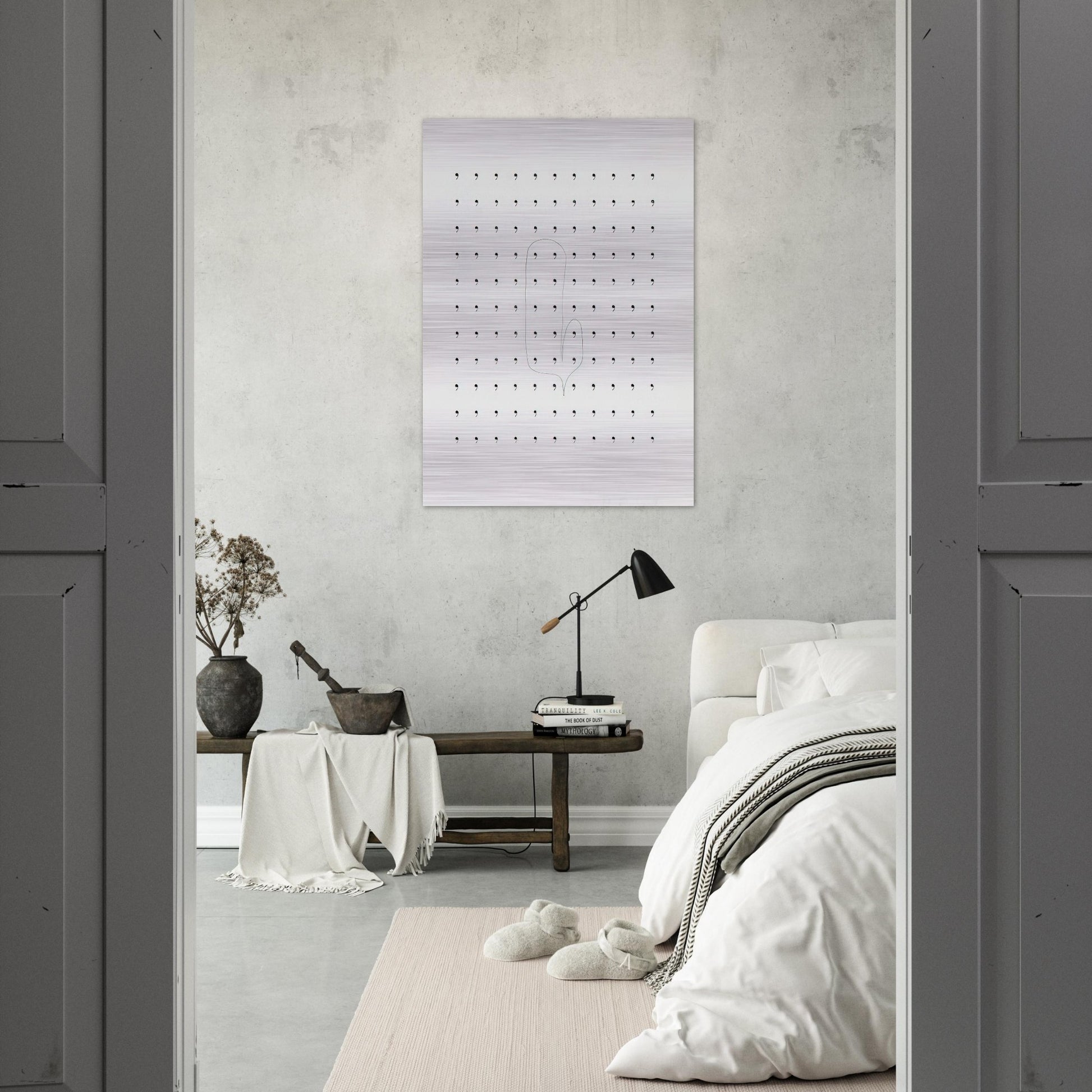 Stupidogramm - 1962 - Dieter Roth Brushed Aluminum Print - 70x100 cm / 28x40 inches | Dieter Roth Aluminum Print | Dieter Roth Prints