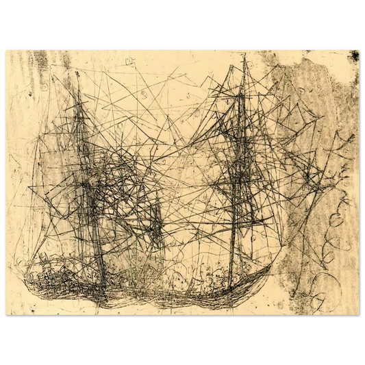 Wols - Barco - Art Informel  75x100 cm / 30x40inches Fine Art Poster