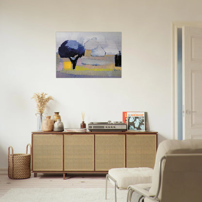 Paysage de Provence - Art Informel - Nicolas de Stael Brushed Aluminum Print - 70x100 cm / 28x40 inches | Nicolas de Stael Aluminum Print | Nicolas de Stael Prints