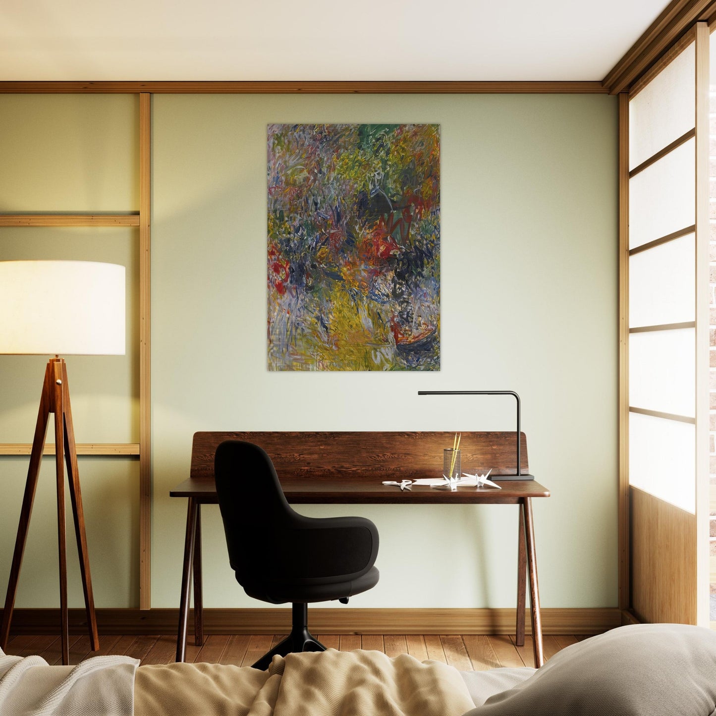 ROSELAND 1959 - Milton Resnick Brushed Aluminum Print - 70x100 cm / 28x40 inches | Milton Resnick Aluminum Print | Milton Resnick Prints
