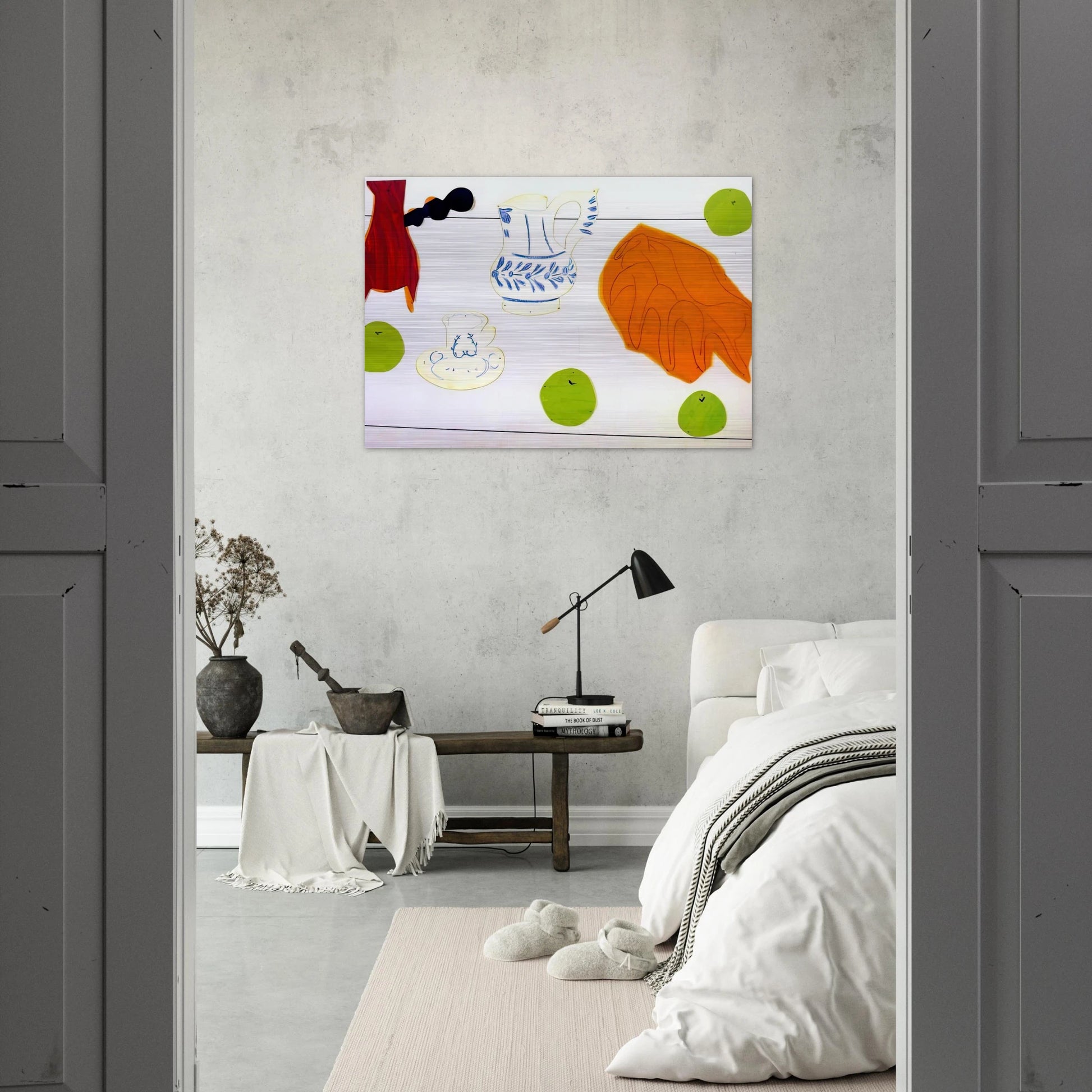 STILL LIFE WITH SEASHELL 1940 - Henri Matisse Brushed Aluminum Print - 70x100 cm / 28x40 inches | Henri Matisse Aluminum Print | Henri Matisse Prints