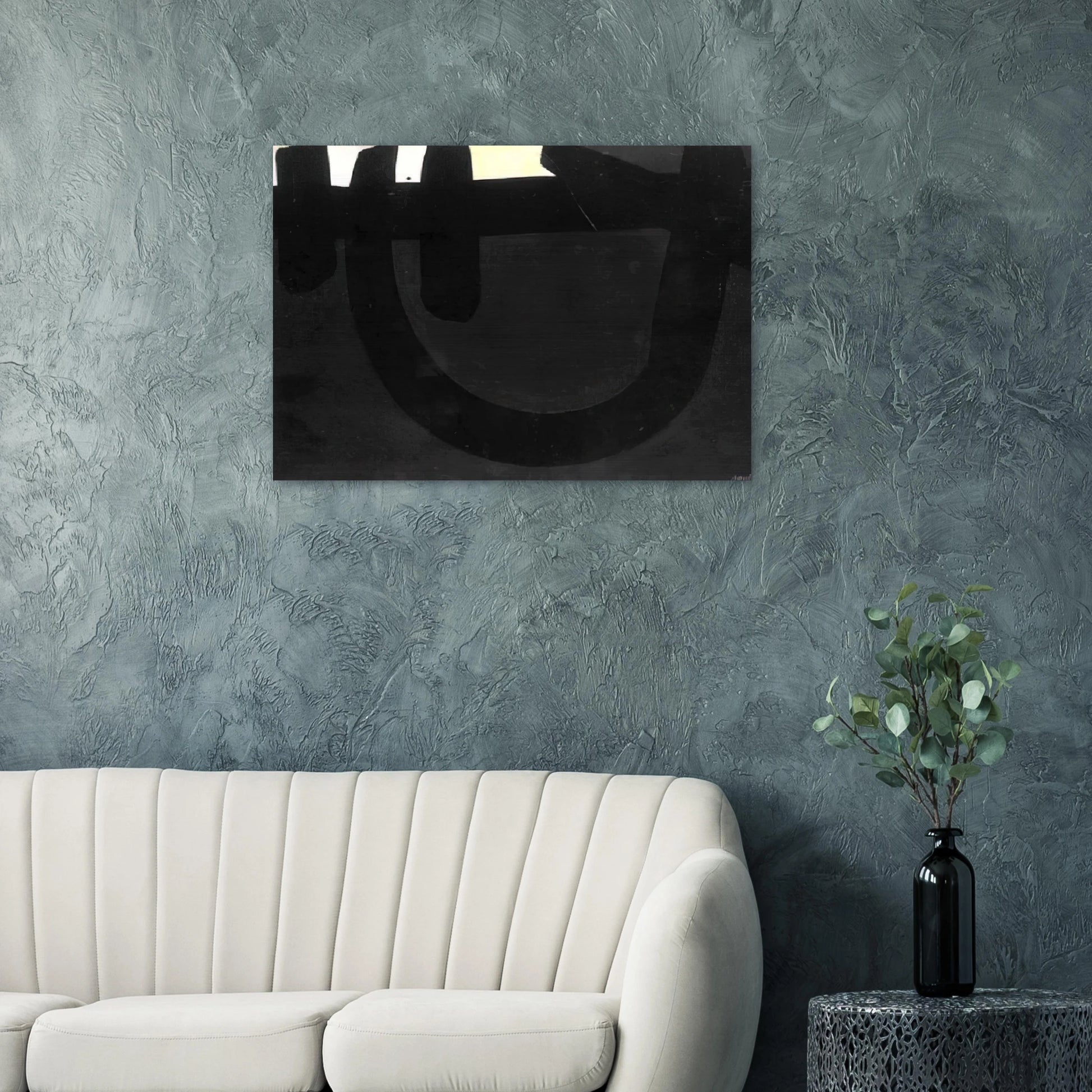 Peinture 8 août 1974 - 1974 - Pierre Soulages Brushed Aluminum Print - 70x100 cm / 28x40 inches | Pierre Soulages Aluminum Print | Pierre Soulages Prints