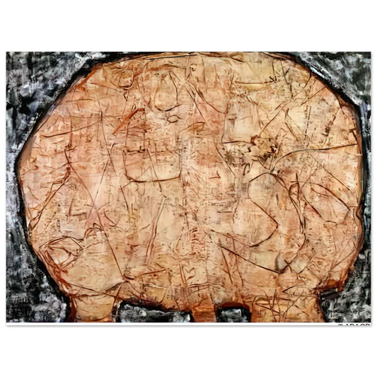 Jean Dubuffet - TABLE CORAIL  75x100 cm / 30x40inches Fine Art Poster