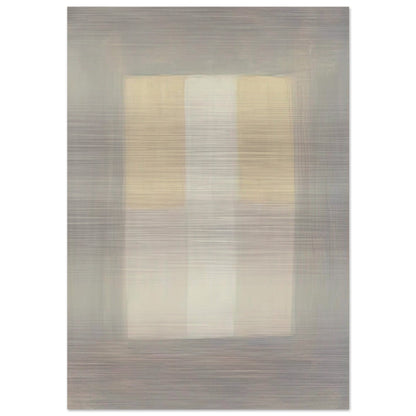Desert Rain - Agnes Martin Brushed Aluminum Print - 70x100 cm / 28x40 inches | Agnes Martin Aluminum Print | Agnes Martin Prints