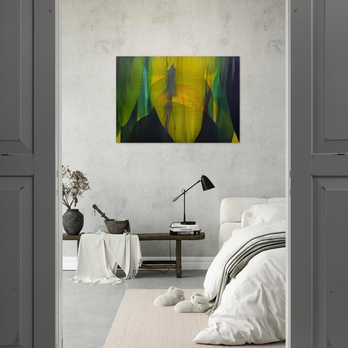 Phenomena Lasting Dawn - Paul Jenkins Brushed Aluminum Print - 70x100 cm / 28x40 inches | Paul Jenkins Aluminum Print | Paul Jenkins Prints