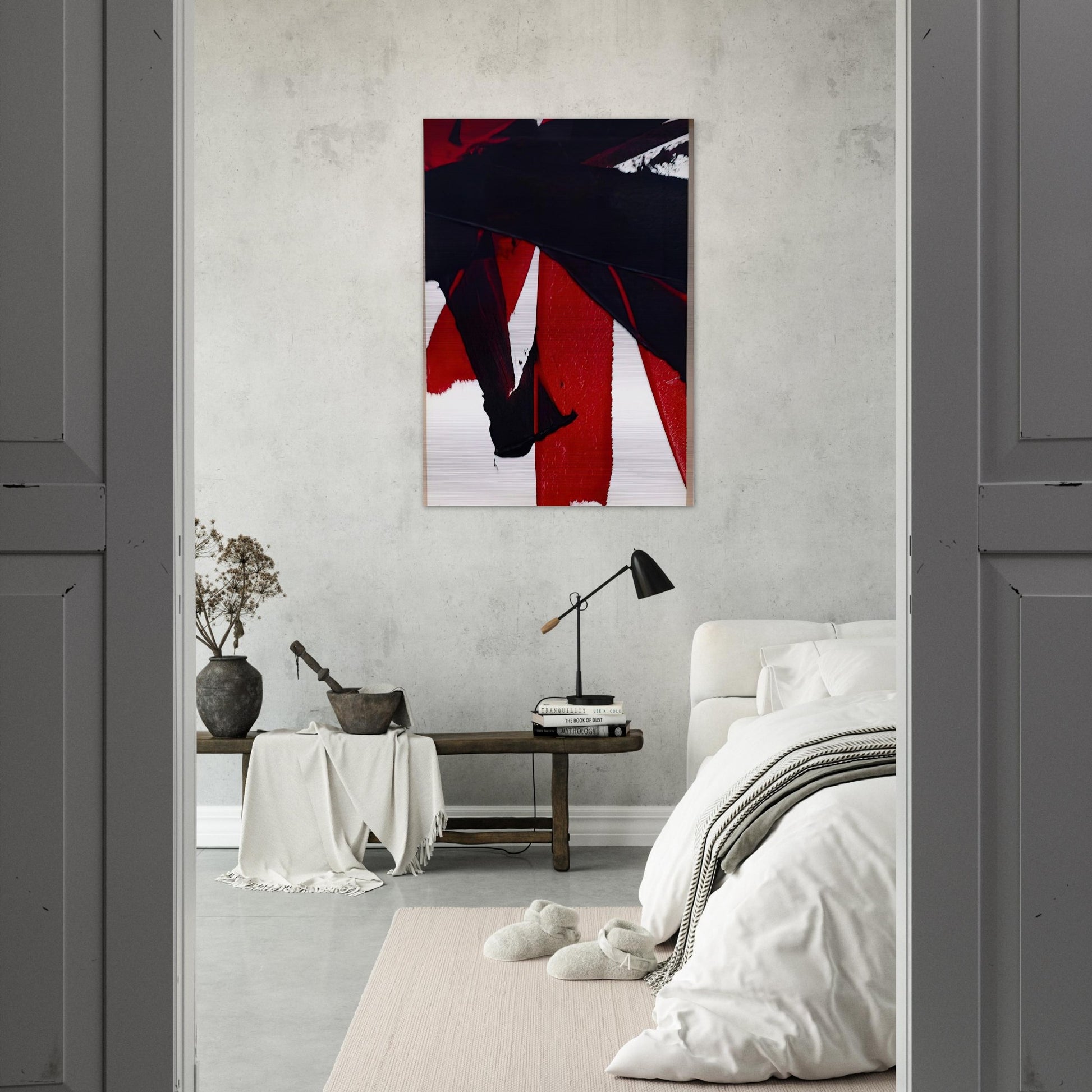 UNTITLED 2007 1 - Luis Feito Brushed Aluminum Print - 70x100 cm / 28x40 inches | Luis Feito Aluminum Print | Luis Feito Prints