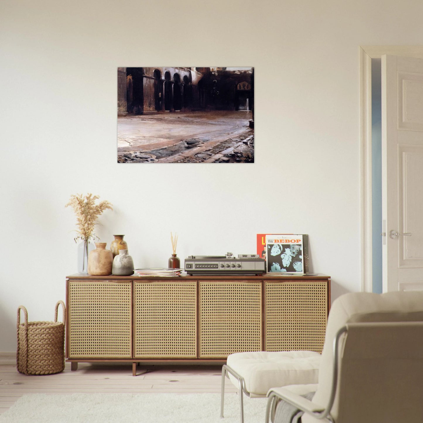 Pavement of St. Mark's - John Singer Sargent Brushed Aluminum Print - 70x100 cm / 28x40 inches | John Singer Sargent Aluminum Print | John Singer Sargent Prints