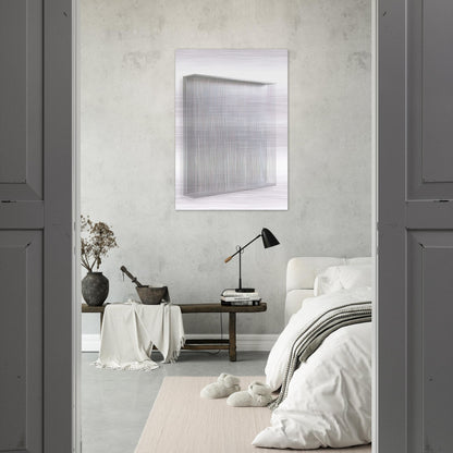 VIBRATION BLANCHE 1995 - Jesus Rafael Soto Brushed Aluminum Print - 70x100 cm / 28x40 inches | Jesus Rafael Soto Aluminum Print | Jesus Rafael Soto Prints