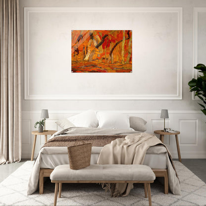 Maple Woods, Algoma - 1920 - A.Y. Jackson Acrylic Print - 70x100 cm / 28x40″ inches | A.Y. Jackson Wall Art | A.Y. Jackson Prints