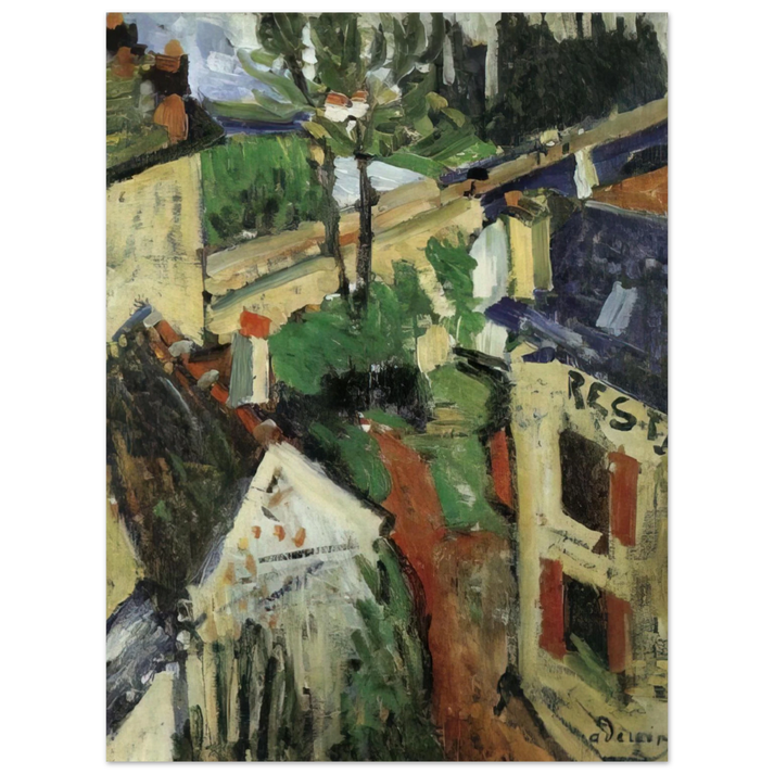 Andre Derain - BAKER S HOTEL  75x100 cm / 30x40inches Fine Art Poster