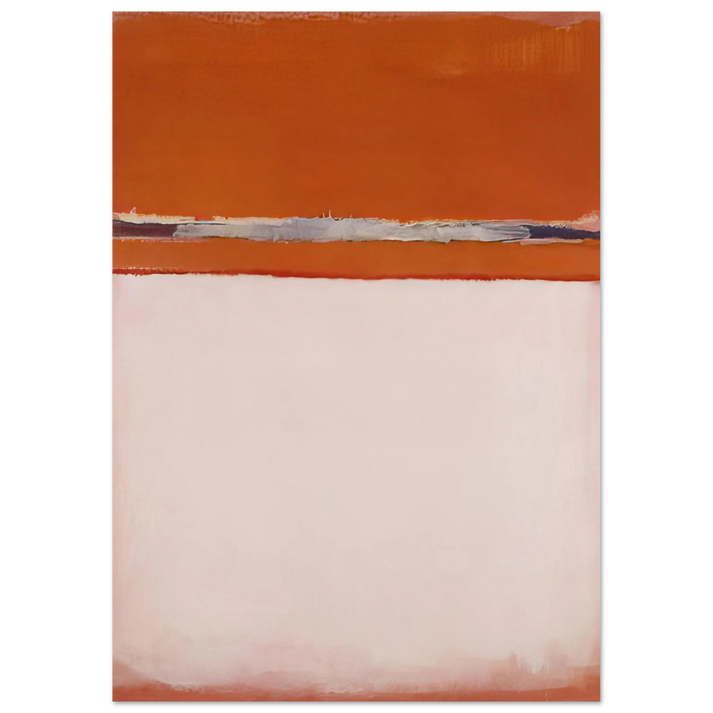 Mark Rothko - No.18 - 1951 Wall Art - 21x29.7 cm / 8x12" - Premium Wooden Framed Poster With Fine Art Paper - Black frame
