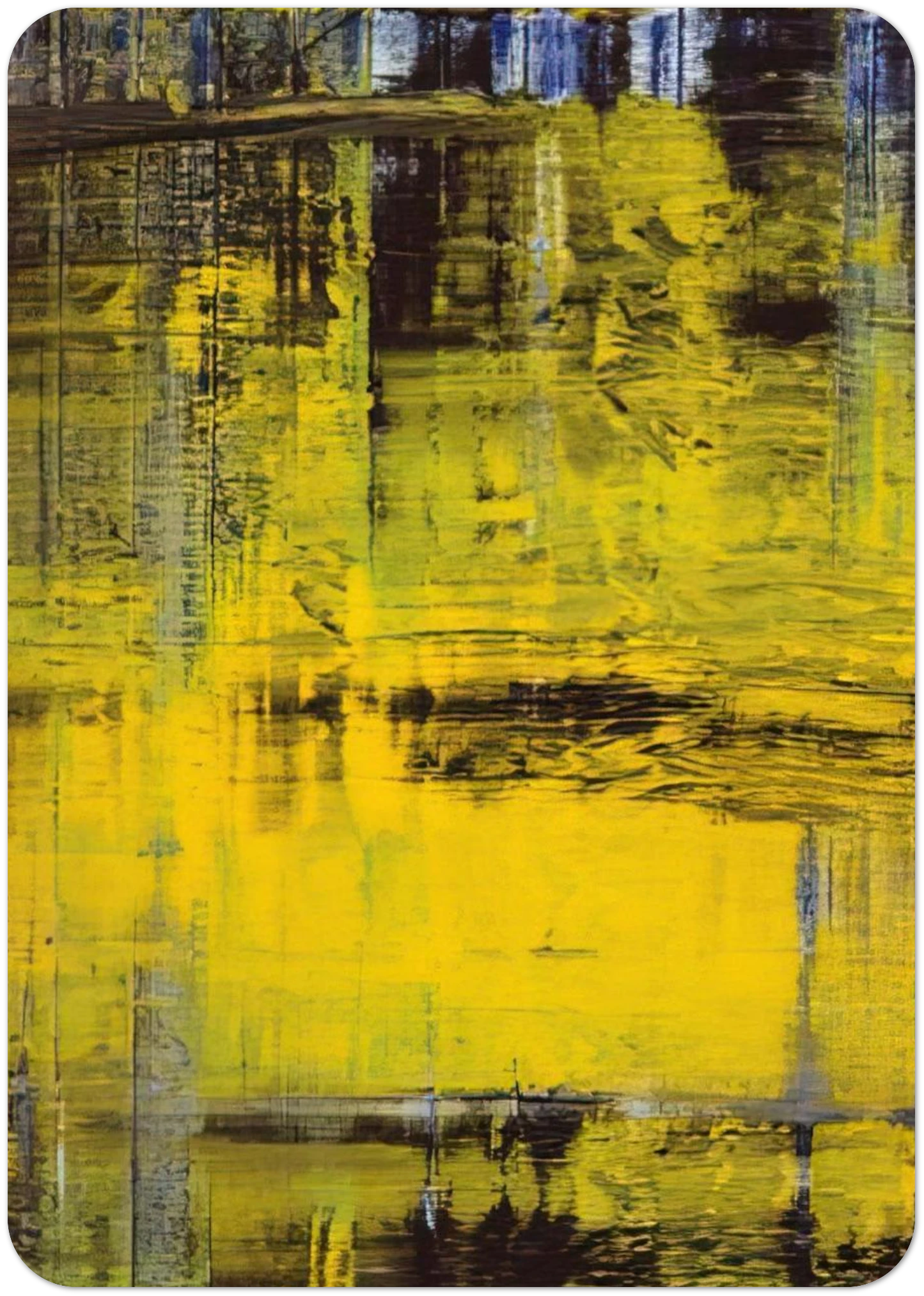 ABSTRACT PAINTING NO 809 3 By Gerhard Richter Pack of 10 Post Cards | Gerhard Richter Post Cards | A6 (10.5 x 14.8 cm) - 4.1 x 5.8 inches
