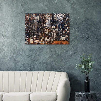 Danse - Tachisme - Maria Helena Vieira da Silva Brushed Aluminum Print - 70x100 cm / 28x40 inches | Maria Helena Vieira da Silva Aluminum Print | Maria Helena Vieira da Silva Prints