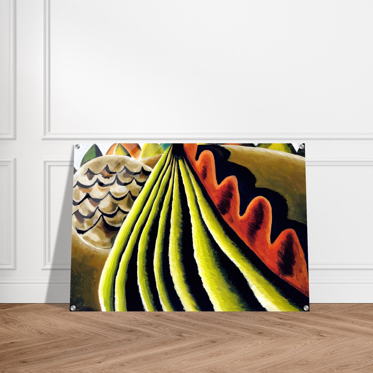 Fields of Grain as Seen from Train - 1931 - Arthur Dove Acrylic Print - 70x100 cm / 28x40″ inches | Arthur Dove Wall Art | Arthur Dove Prints