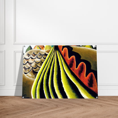 Fields of Grain as Seen from Train - 1931 - Arthur Dove Acrylic Print - 70x100 cm / 28x40″ inches | Arthur Dove Wall Art | Arthur Dove Prints