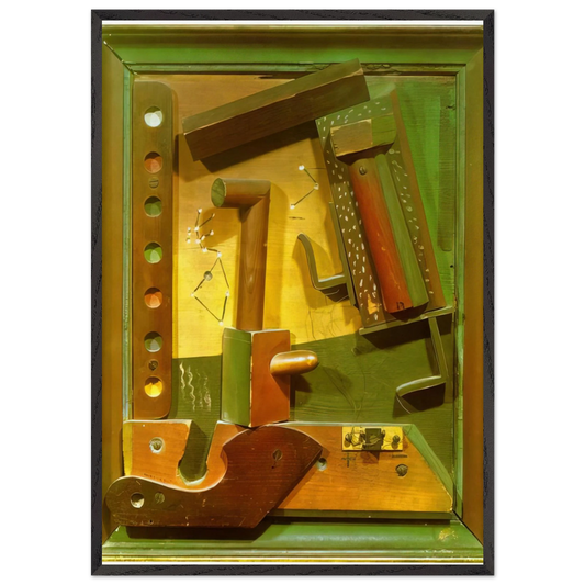 Fruit of a Long Experience - Max Ernst 70x100 cm / 28x40 inches Framed Art Print – Black Wooden Frame
