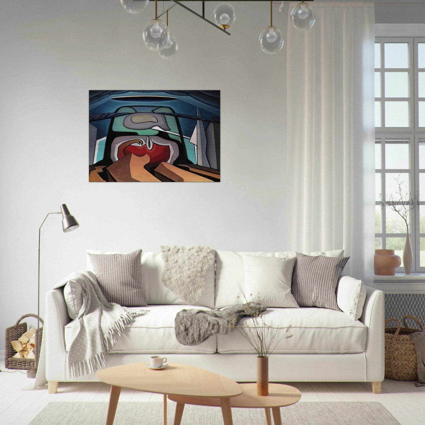 LSH 21 - 1942 - Lawren Harris Brushed Aluminum Print - 70x100 cm / 28x40 inches | Lawren Harris Aluminum Print | Lawren Harris Prints