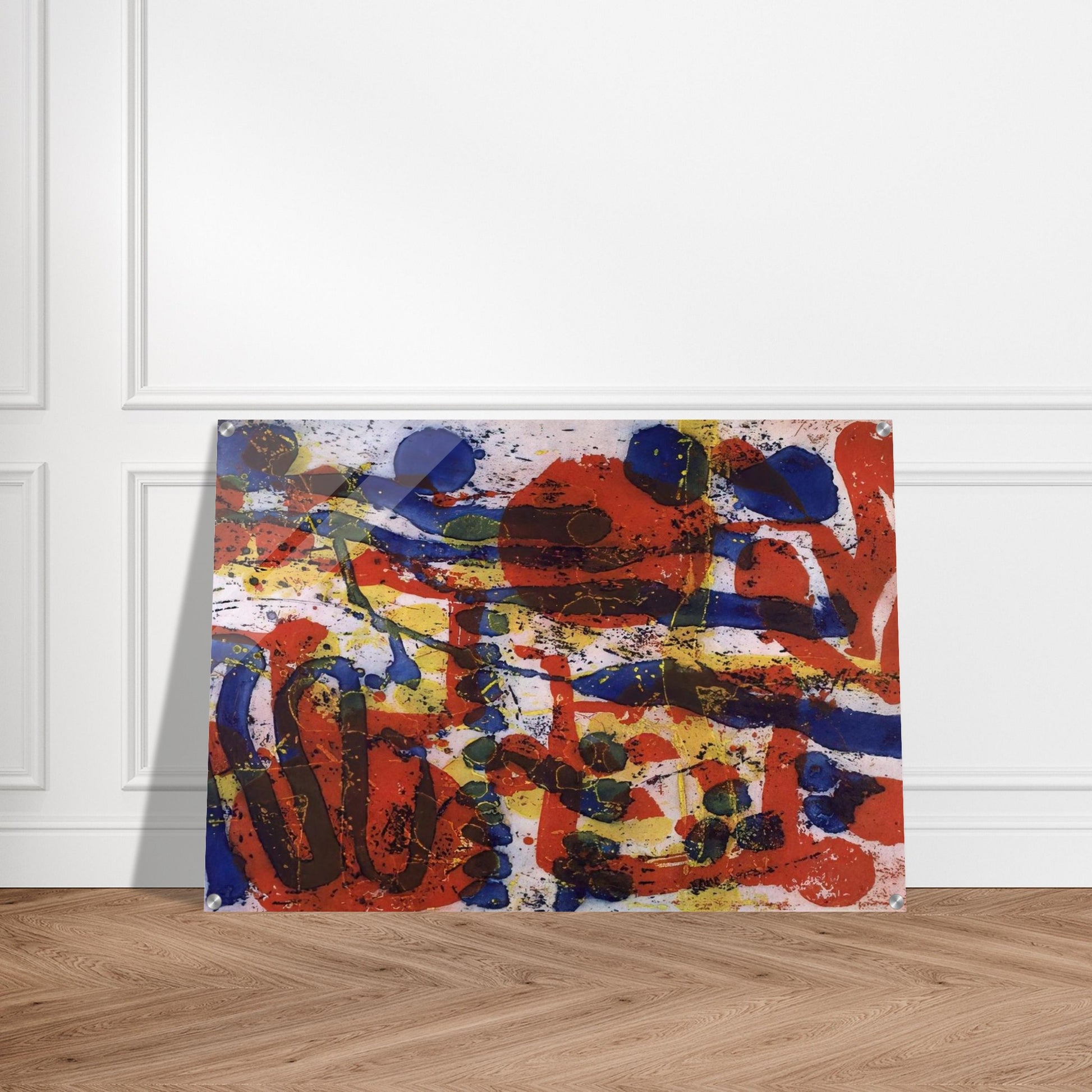 Untitled From The Brushwork Series - 1999 - Patrick Heron Acrylic Print - 70x100 cm / 28x40″ inches | Patrick Heron Wall Art | Patrick Heron Prints