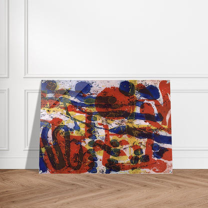 Untitled From The Brushwork Series - 1999 - Patrick Heron Acrylic Print - 70x100 cm / 28x40″ inches | Patrick Heron Wall Art | Patrick Heron Prints
