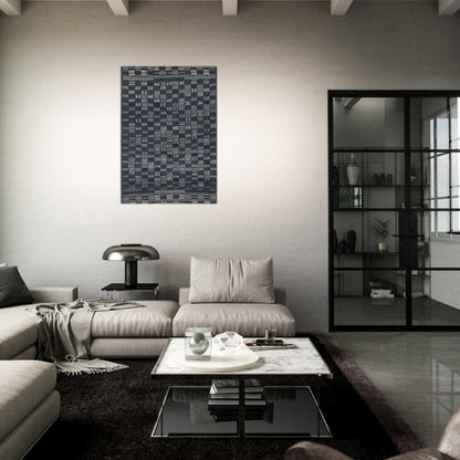 THICKLY SETTLED 1957 - Anni Albers Brushed Aluminum Print - 70x100 cm / 28x40 inches | Anni Albers Aluminum Print | Anni Albers Prints