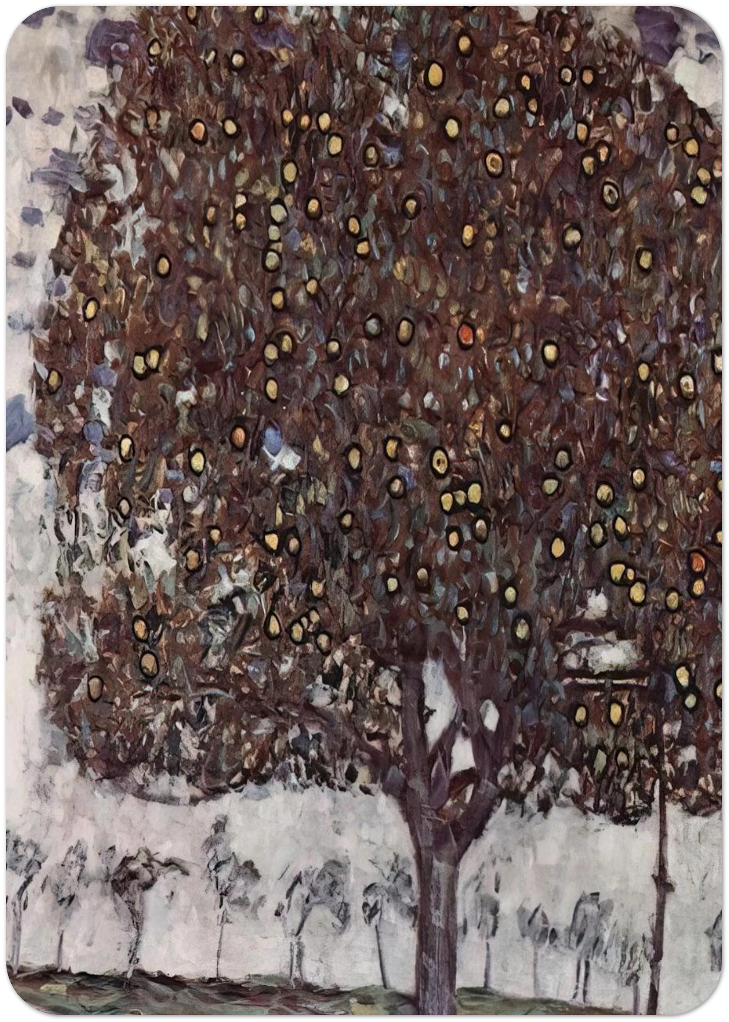 APPLE TREE II By Gustav Klimt Pack of 10 Post Cards | Gustav Klimt Post Cards | A6 (10.5 x 14.8 cm) - 4.1 x 5.8 inches