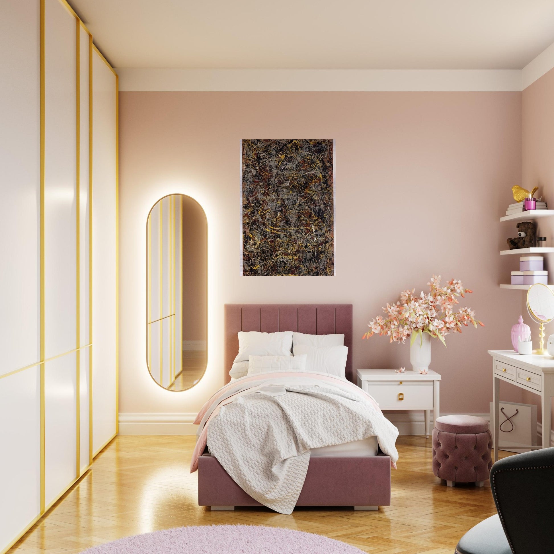 NUMBER 5 1948 1 - Jackson Pollock Brushed Aluminum Print - 70x100 cm / 28x40 inches | Jackson Pollock Aluminum Print | Jackson Pollock Prints