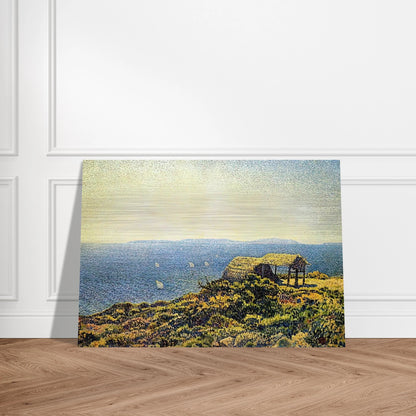 LEVANT ISLE - Theo van Rysselberghe Brushed Aluminum Print - 70x100 cm / 28x40 inches | Theo van Rysselberghe Aluminum Print | Theo van Rysselberghe Prints