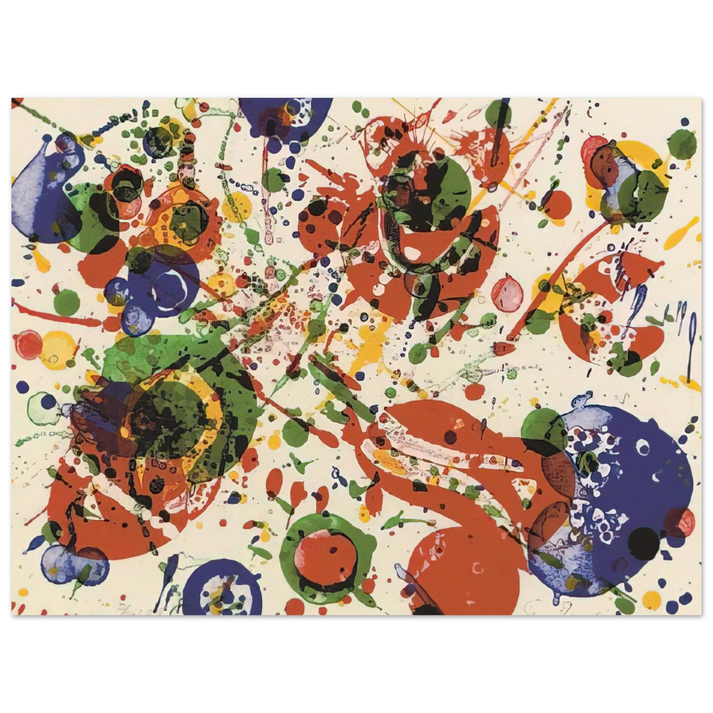Sam Francis - Untitled  from Pasadena Box   Lembark L60   75x100 cm / 30x40inches Fine Art Poster