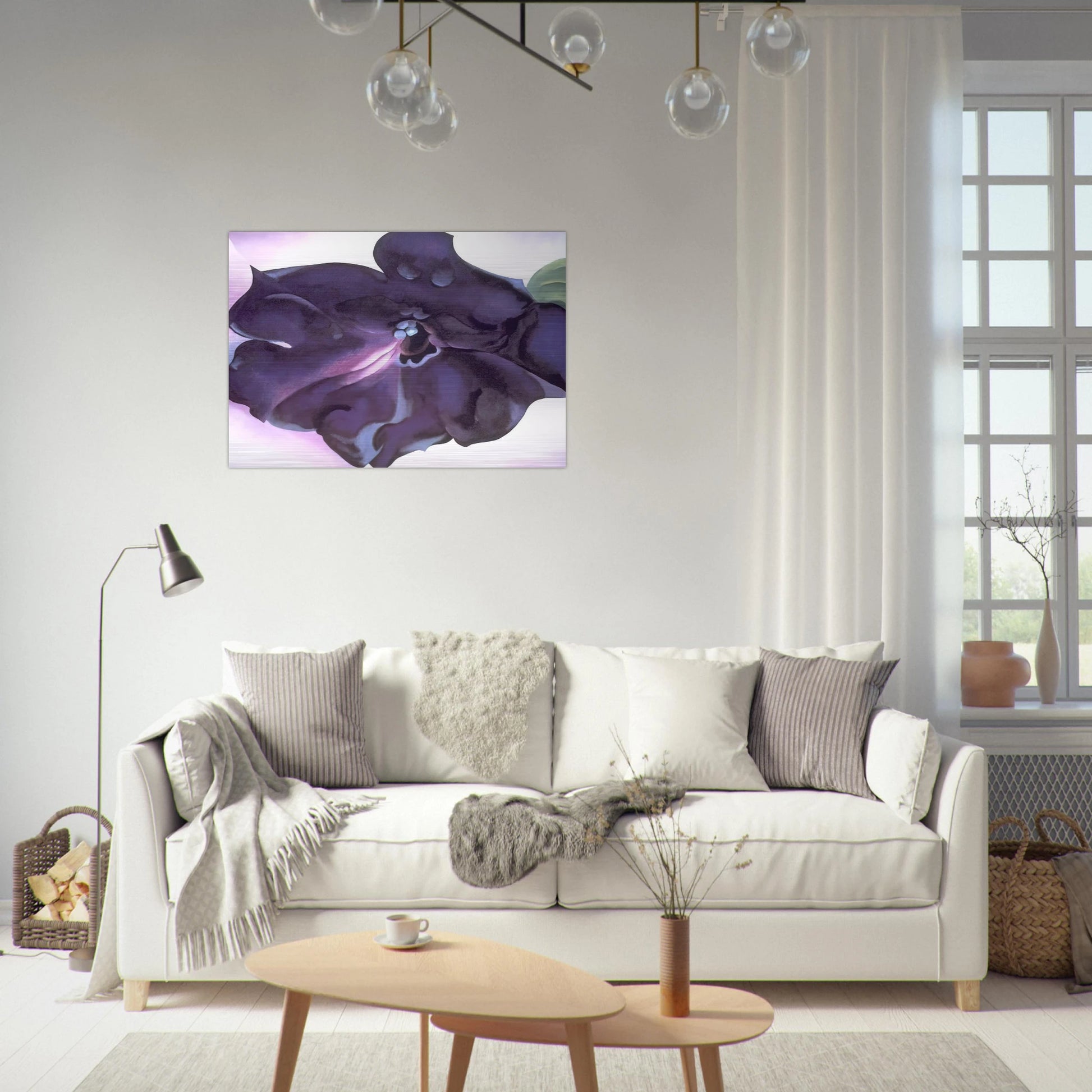 Petunia - Georgia O'Keeffe Brushed Aluminum Print - 70x100 cm / 28x40 inches | Georgia O'Keeffe Aluminum Print | Georgia O'Keeffe Prints