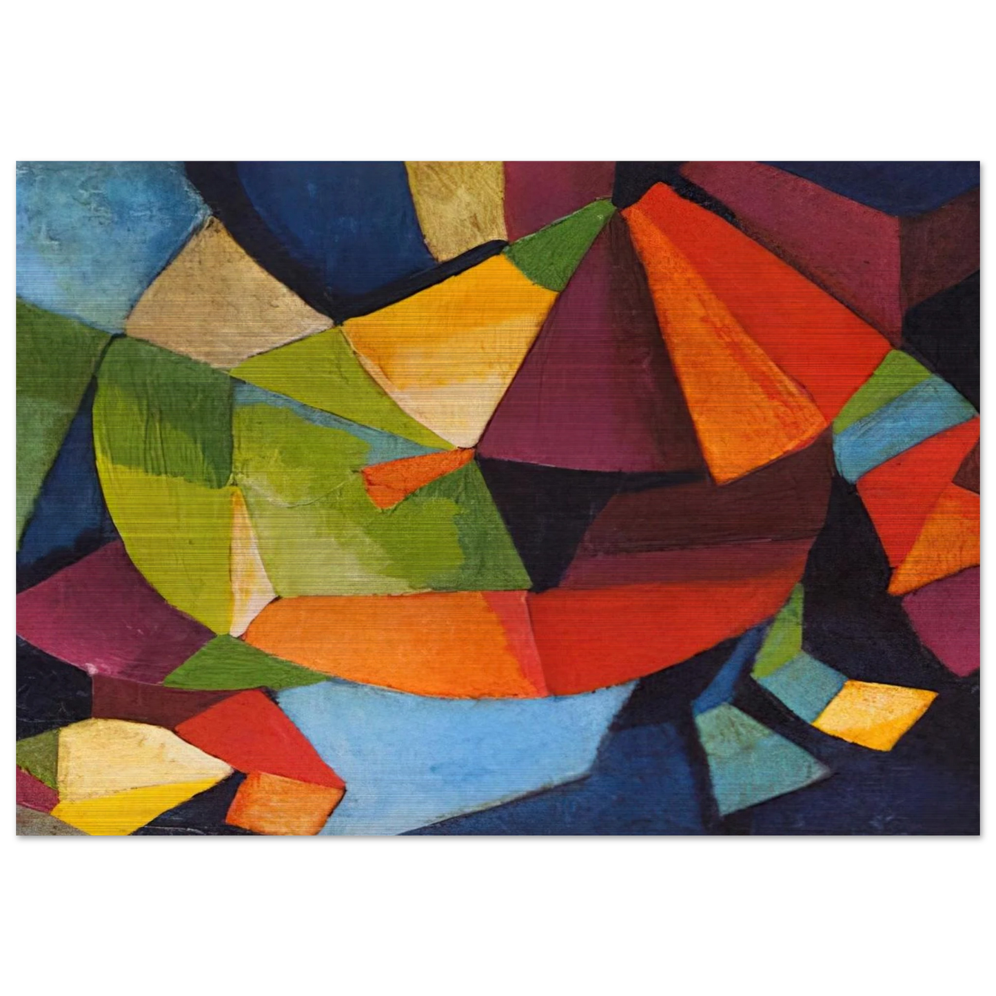 Synchromy - 1916 - Morgan Russell Brushed Aluminum Print - 70x100 cm / 28x40 inches | Morgan Russell Aluminum Print | Morgan Russell Prints