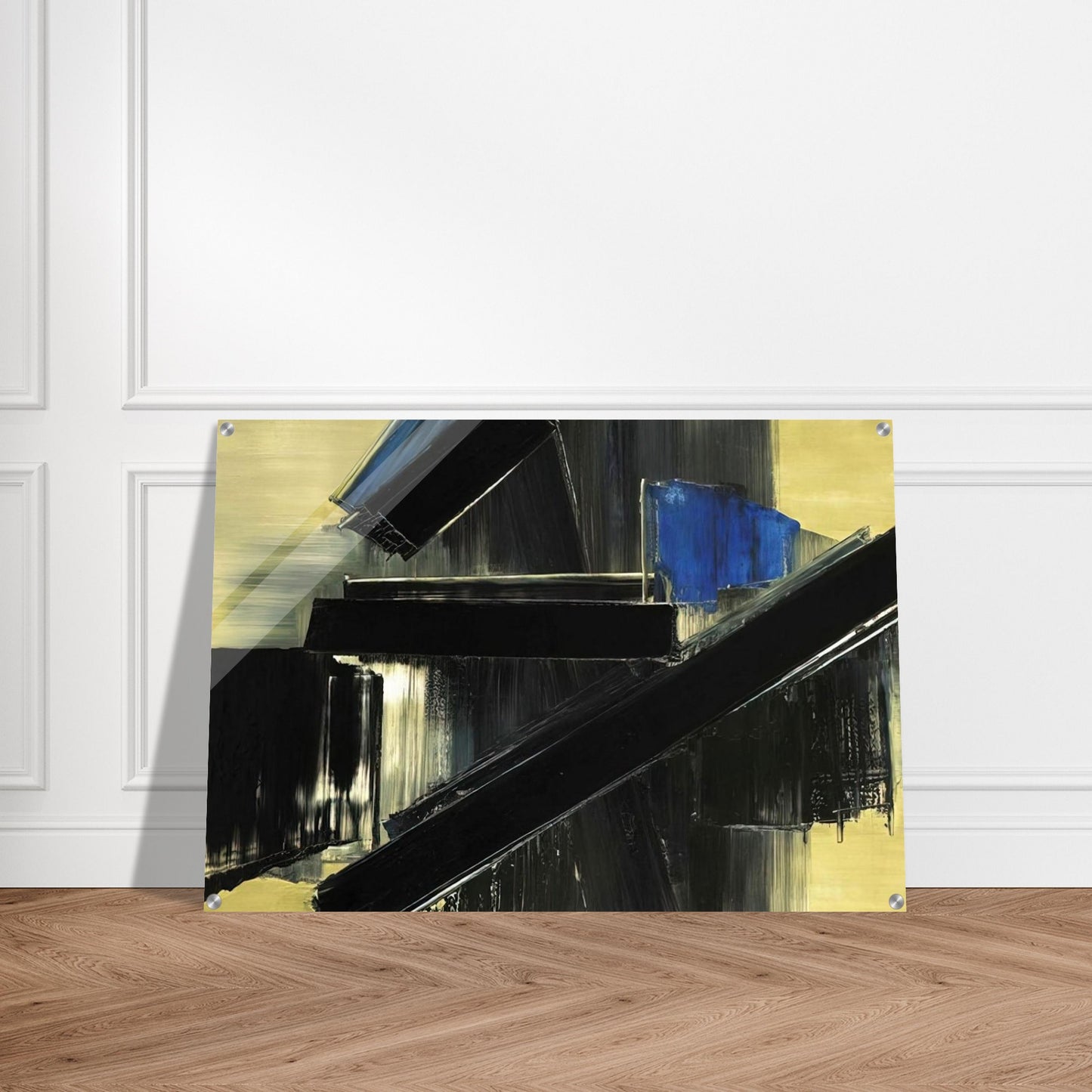 Peinture 21 Juillet 1958 - 1958 - Pierre Soulages Acrylic Print - 70x100 cm / 28x40″ inches | Pierre Soulages Wall Art | Pierre Soulages Prints