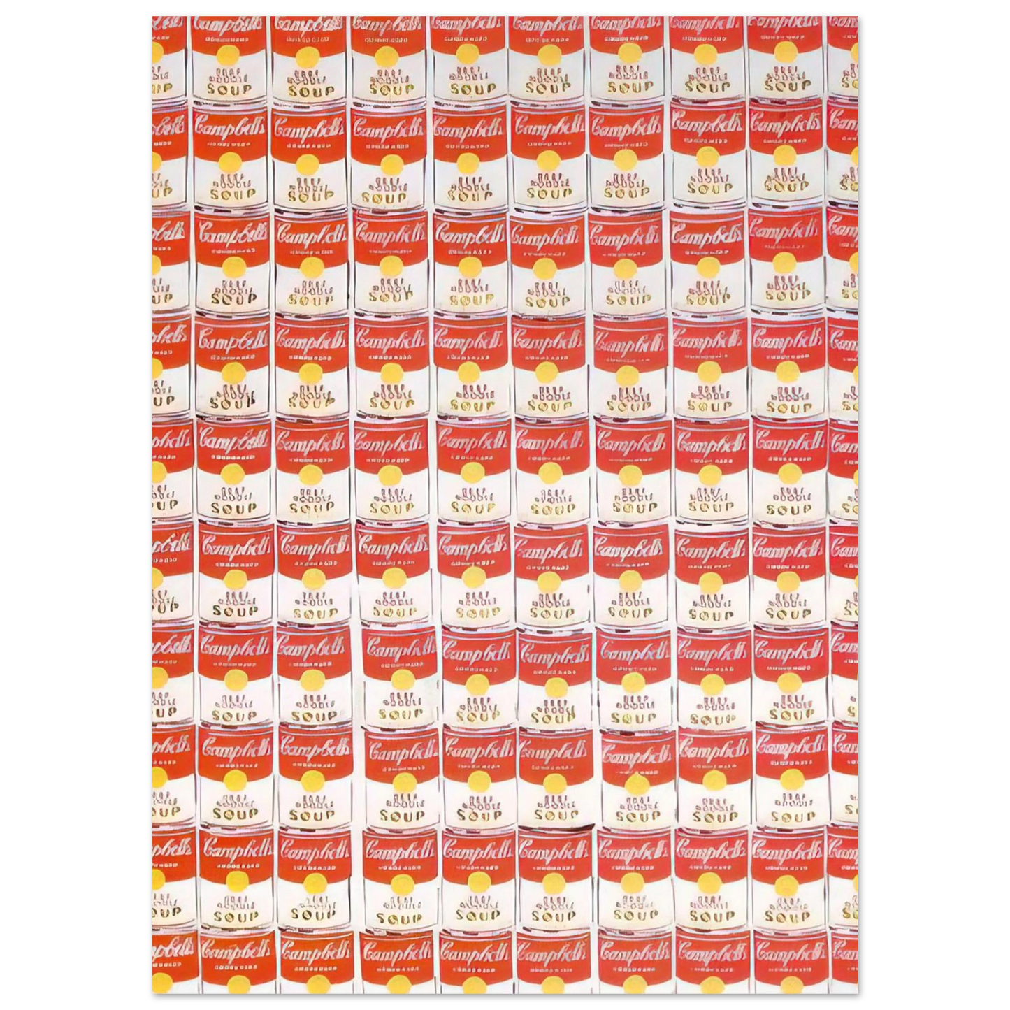 Andy Warhol - 100 Cans Fine Art Poster